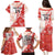 Custom Canada Soccer Family Matching Puletasi and Hawaiian Shirt Les Rouges Sporty Style - Wonder Print Shop