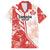 Custom Canada Soccer Family Matching Puletasi and Hawaiian Shirt Les Rouges Sporty Style - Wonder Print Shop