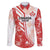 Custom Canada Soccer Family Matching Puletasi and Hawaiian Shirt Les Rouges Sporty Style - Wonder Print Shop