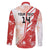 Custom Canada Soccer Family Matching Puletasi and Hawaiian Shirt Les Rouges Sporty Style - Wonder Print Shop