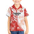 Custom Canada Soccer Family Matching Puletasi and Hawaiian Shirt Les Rouges Sporty Style - Wonder Print Shop