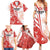 Custom Canada Soccer Family Matching Summer Maxi Dress and Hawaiian Shirt Les Rouges Sporty Style - Wonder Print Shop