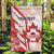 Custom Canada Soccer Garden Flag Les Rouges Sporty Style - Wonder Print Shop