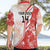 Custom Canada Soccer Hawaiian Shirt Les Rouges Sporty Style - Wonder Print Shop