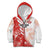 Custom Canada Soccer Kid Hoodie Les Rouges Sporty Style - Wonder Print Shop