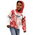 Custom Canada Soccer Kid Hoodie Les Rouges Sporty Style - Wonder Print Shop