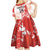 Custom Canada Soccer Kid Short Sleeve Dress Les Rouges Sporty Style - Wonder Print Shop