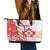 Custom Canada Soccer Leather Tote Bag Les Rouges Sporty Style - Wonder Print Shop