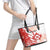 Custom Canada Soccer Leather Tote Bag Les Rouges Sporty Style - Wonder Print Shop