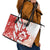 Custom Canada Soccer Leather Tote Bag Les Rouges Sporty Style - Wonder Print Shop