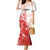 Custom Canada Soccer Mermaid Dress Les Rouges Sporty Style - Wonder Print Shop