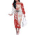 Custom Canada Soccer Off The Shoulder Long Sleeve Dress Les Rouges Sporty Style - Wonder Print Shop