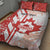 Custom Canada Soccer Quilt Bed Set Les Rouges Sporty Style