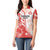 Custom Canada Soccer Women Polo Shirt Les Rouges Sporty Style - Wonder Print Shop