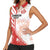 Custom Canada Soccer Women Sleeveless Polo Shirt Les Rouges Sporty Style - Wonder Print Shop