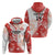 Custom Canada Soccer Zip Hoodie Les Rouges Sporty Style - Wonder Print Shop