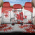 Custom Canada Soccer Back Car Seat Cover Les Rouges Cute Maple Leaf Mascot - Wonder Print Shop