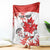 Custom Canada Soccer Blanket Les Rouges Cute Maple Leaf Mascot