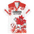 Custom Canada Soccer Family Matching Mermaid Dress and Hawaiian Shirt Les Rouges Cute Maple Leaf Mascot - Wonder Print Shop