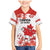 Custom Canada Soccer Family Matching Mermaid Dress and Hawaiian Shirt Les Rouges Cute Maple Leaf Mascot - Wonder Print Shop