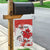 Custom Canada Soccer Garden Flag Les Rouges Cute Maple Leaf Mascot - Wonder Print Shop