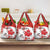 Custom Canada Soccer Grocery Bag Les Rouges Cute Maple Leaf Mascot