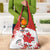 Custom Canada Soccer Grocery Bag Les Rouges Cute Maple Leaf Mascot