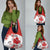 Custom Canada Soccer Grocery Bag Les Rouges Cute Maple Leaf Mascot