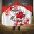 Custom Canada Soccer Hooded Blanket Les Rouges Cute Maple Leaf Mascot