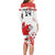 Custom Canada Soccer Long Sleeve Bodycon Dress Les Rouges Cute Maple Leaf Mascot - Wonder Print Shop