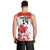 Custom Canada Soccer Men Tank Top Les Rouges Cute Maple Leaf Mascot - Wonder Print Shop