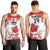 Custom Canada Soccer Men Tank Top Les Rouges Cute Maple Leaf Mascot - Wonder Print Shop