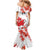 Custom Canada Soccer Mermaid Dress Les Rouges Cute Maple Leaf Mascot - Wonder Print Shop