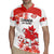 Custom Canada Soccer Rugby Jersey Les Rouges Cute Maple Leaf Mascot - Wonder Print Shop