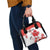 Custom Canada Soccer Shoulder Handbag Les Rouges Cute Maple Leaf Mascot