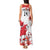 Custom Canada Soccer Tank Maxi Dress Les Rouges Cute Maple Leaf Mascot - Wonder Print Shop