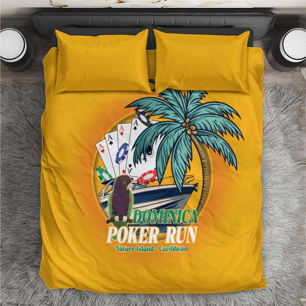Poker Run Dominica 2026 Bedding Set Nature Island Of Caribbean