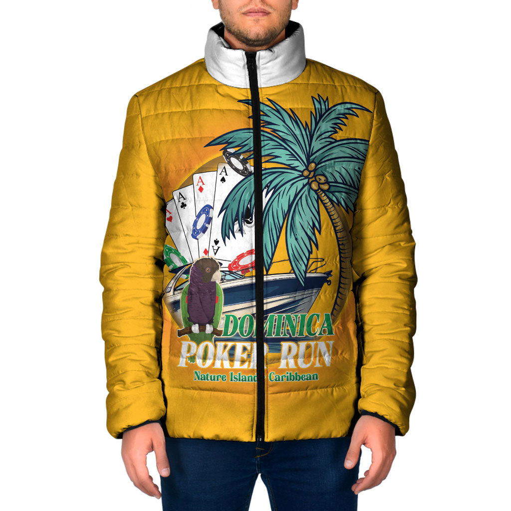 Poker Run Dominica 2026 Padded Jacket Nature Island Of Caribbean