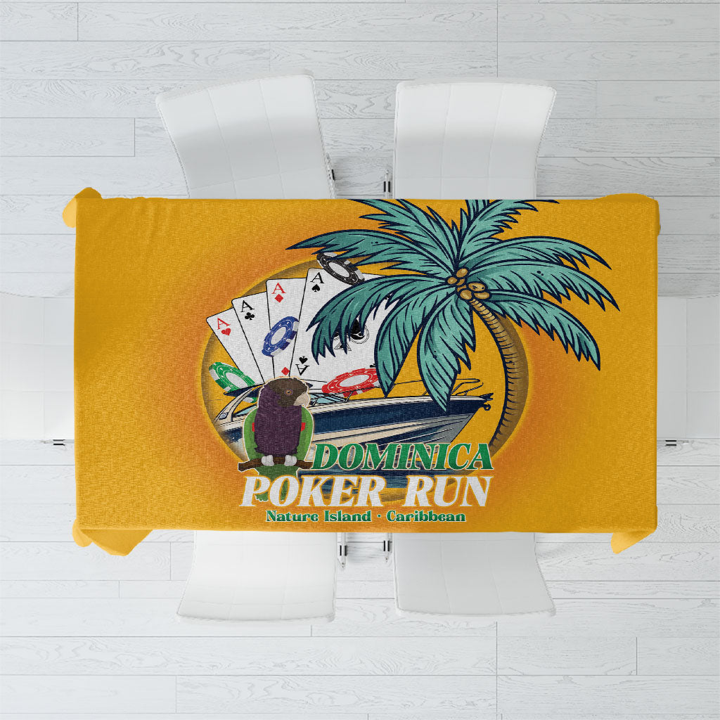 Poker Run Dominica 2026 Tablecloth Nature Island Of Caribbean