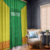 Senegal Basketball 2026 Custom Window Curtain Come On Lions African Pattern