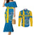 sweden-football-couples-matching-mermaid-dress-and-long-sleeve-button-shirts-come-on-sverige-2023-world-cup