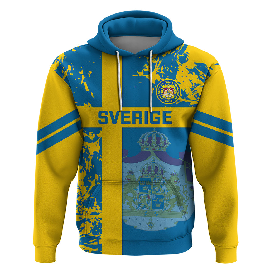 Sweden Football Hoodie Come On Sverige 2023 World Cup - Wonder Print Shop