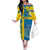 Sweden Football Off The Shoulder Long Sleeve Dress Come On Sverige 2023 World Cup - Wonder Print Shop