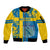 Sweden Football Sleeve Zip Bomber Jacket Come On Sverige 2023 World Cup - Wonder Print Shop