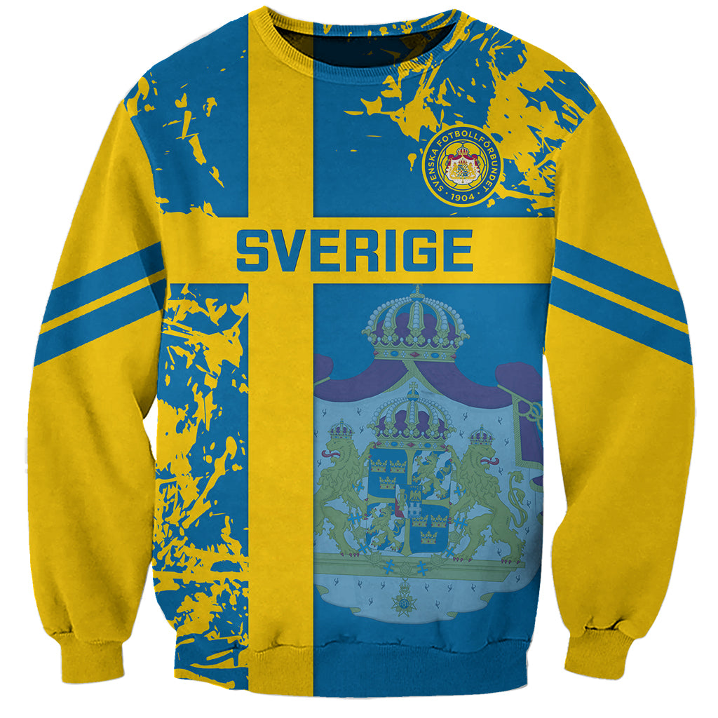 Sweden Football Sweatshirt Come On Sverige 2023 World Cup - Wonder Print Shop