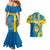 Custom Sweden Football Couples Matching Mermaid Dress and Hawaiian Shirt Come On Sverige 2023 World Cup - Wonder Print Shop