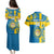 Custom Sweden Football Couples Matching Puletasi Dress and Hawaiian Shirt Come On Sverige 2023 World Cup - Wonder Print Shop