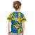 Custom Sweden Football Kid T Shirt Come On Sverige 2023 World Cup - Wonder Print Shop