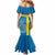 Custom Sweden Football Mermaid Dress Come On Sverige 2023 World Cup - Wonder Print Shop