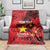 Personalised China Badminton Blanket 2024 Chinese Dragon Version